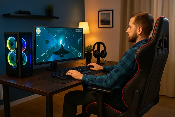Adjustable gamer seat