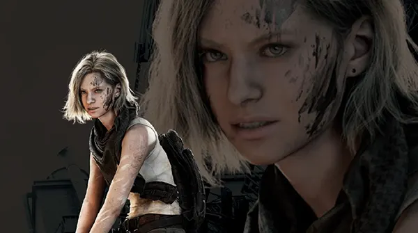 Survival horror scene